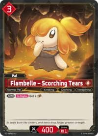 Flambelle - Scorching Tears (2nd Edition) - BP01: Dawn of Palpagos - Palworld OFFICIAL CARD GAME card