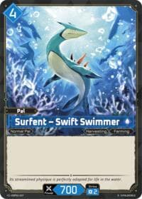 Surfent - Swift Swimmer (2nd Edition) - BP01: Dawn of Palpagos - Palworld OFFICIAL CARD GAME card