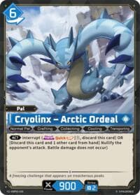Cryolinx - Arctic Ordeal (2nd Edition) - BP01: Dawn of Palpagos - Palworld OFFICIAL CARD GAME card