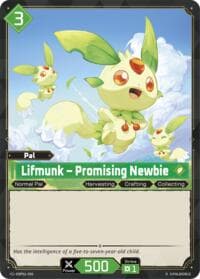 Lifmunk - Promising Newbie (2nd Edition) - BP01: Dawn of Palpagos - Palworld OFFICIAL CARD GAME card