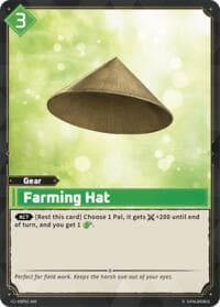 Farming Hat (2nd Edition) - BP01: Dawn of Palpagos - Palworld OFFICIAL CARD GAME card