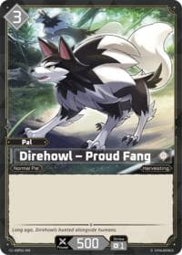 Direhowl - Proud Fang (2nd Edition) - BP01: Dawn of Palpagos - Palworld OFFICIAL CARD GAME card