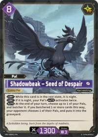 Shadowbeak - Seed of Despair (2nd Edition) - BP01: Dawn of Palpagos - Palworld OFFICIAL CARD GAME card