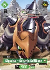 Digtoise - Seismic Drillback (OSR) (2nd Edition) - BP01: Dawn of Palpagos - Palworld OFFICIAL CARD GAME card