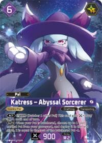 Katress - Abyssal Sorcerer (OSR) (2nd Edition) - BP01: Dawn of Palpagos - Palworld OFFICIAL CARD GAME card