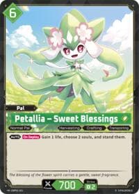 Petallia - Sweet Blessings (2nd Edition) - BP01: Dawn of Palpagos - Palworld OFFICIAL CARD GAME card