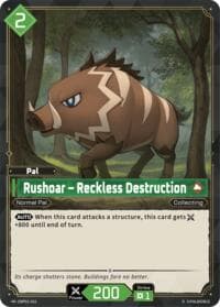 Rushoar - Reckless Destruction (2nd Edition) - BP01: Dawn of Palpagos - Palworld OFFICIAL CARD GAME card