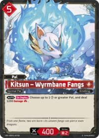Kitsun - Wyrmbane Fangs (SR) (2nd Edition) - BP01: Dawn of Palpagos - Palworld OFFICIAL CARD GAME card