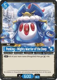 Penking - Mighty Warrior of the Deep (SR) (2nd Edition) - BP01: Dawn of Palpagos - Palworld OFFICIAL CARD GAME card
