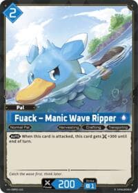 Fuack - Manic Wave Ripper (2nd Edition) - BP01: Dawn of Palpagos - Palworld OFFICIAL CARD GAME card