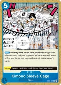 Kimono Sleeve Cage - Extra Booster: One Piece Heroines Edition Vol. 2 - One Piece Card Game card