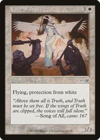 Voice of Truth - Nemesis - Magic: The Gathering card