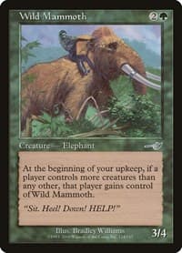 Wild Mammoth - Nemesis - Magic: The Gathering card