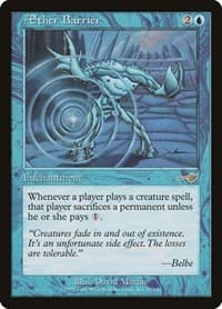 Aether Barrier - Nemesis - Magic: The Gathering card