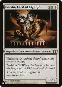 Konda, Lord of Eiganjo - The List Reprints - Magic: The Gathering card