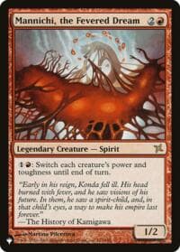 Mannichi, the Fevered Dream - The List Reprints - Magic: The Gathering card