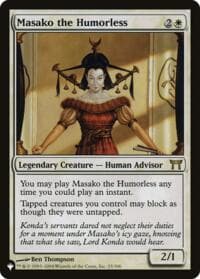Masako the Humorless - The List Reprints - Magic: The Gathering card