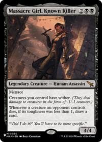 Massacre Girl, Known Killer - The List Reprints - Magic: The Gathering card