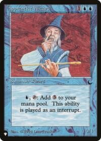 Apprentice Wizard - The List Reprints - Magic: The Gathering card