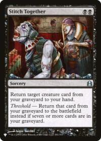 Stitch Together (CMD) - The List Reprints - Magic: The Gathering card