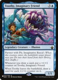 Toothy, Imaginary Friend - The List Reprints - Magic: The Gathering card