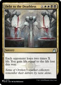 Debt to the Deathless - The List Reprints - Magic: The Gathering card