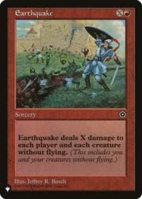 Earthquake - The List Reprints - Magic: The Gathering card