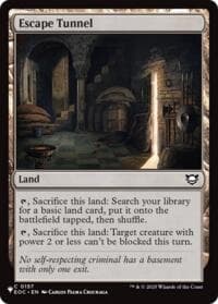 Escape Tunnel - The List Reprints - Magic: The Gathering card