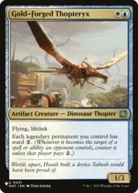 Gold-Forged Thopteryx - The List Reprints - Magic: The Gathering card