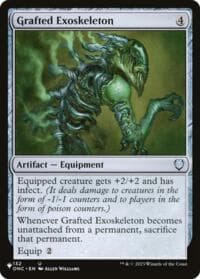 Grafted Exoskeleton - The List Reprints - Magic: The Gathering card