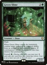 Green Slime - The List Reprints - Magic: The Gathering card