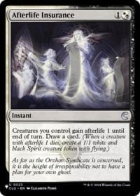 Afterlife Insurance - The List Reprints - Magic: The Gathering card
