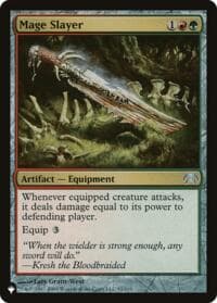 Mage Slayer - The List Reprints - Magic: The Gathering card