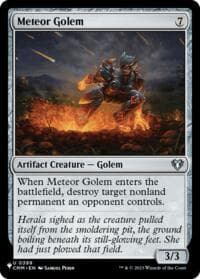Meteor Golem (CMM) - The List Reprints - Magic: The Gathering card