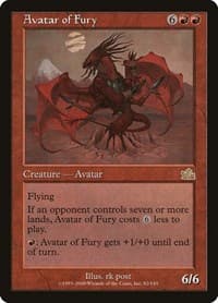 Avatar of Fury - Prophecy - Magic: The Gathering card