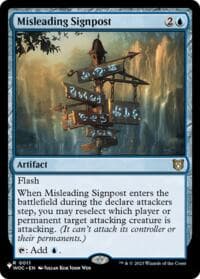 Misleading Signpost - The List Reprints - Magic: The Gathering card