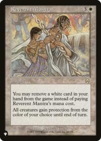 Reverent Mantra - The List Reprints - Magic: The Gathering card
