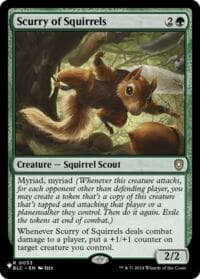 Scurry of Squirrels - The List Reprints - Magic: The Gathering card
