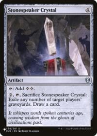 Stonespeaker Crystal - The List Reprints - Magic: The Gathering card