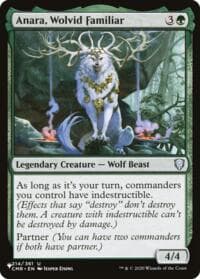 Anara, Wolvid Familiar - The List Reprints - Magic: The Gathering card