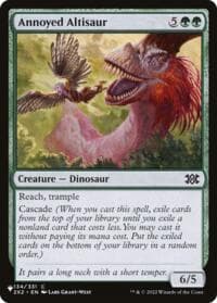 Annoyed Altisaur - The List Reprints - Magic: The Gathering card