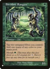 Birchlore Rangers - The List Reprints - Magic: The Gathering card