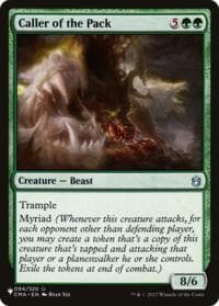 Caller of the Pack - The List Reprints - Magic: The Gathering card