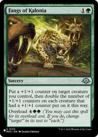 Fangs of Kalonia - The List Reprints - Magic: The Gathering card