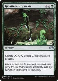 Gelatinous Genesis - The List Reprints - Magic: The Gathering card