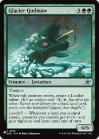 Glacier Godmaw - The List Reprints - Magic: The Gathering card
