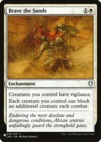 Brave the Sands - The List Reprints - Magic: The Gathering card