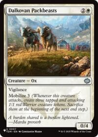 Dalkovan Packbeasts - The List Reprints - Magic: The Gathering card