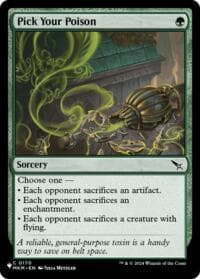 Pick Your Poison - The List Reprints - Magic: The Gathering card