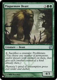 Plaguemaw Beast - The List Reprints - Magic: The Gathering card